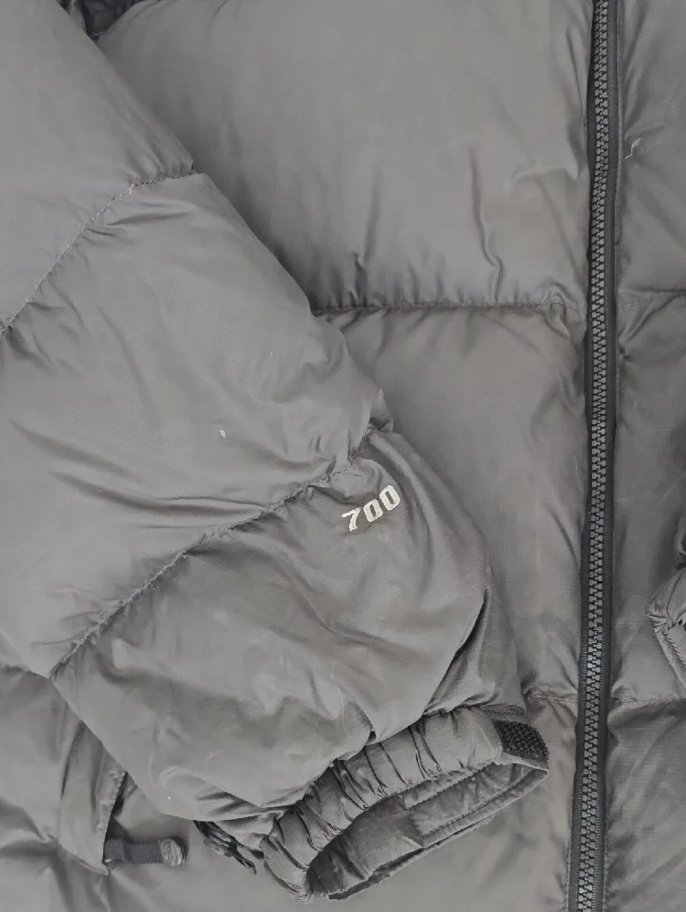 The North Face | Black and Gray 700 Down Puffer Jacket